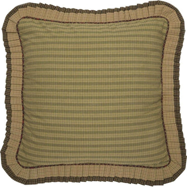 Tea Cabin Euro Sham Fabric Ruffled 26x26 VHC Brands - The Fox Decor